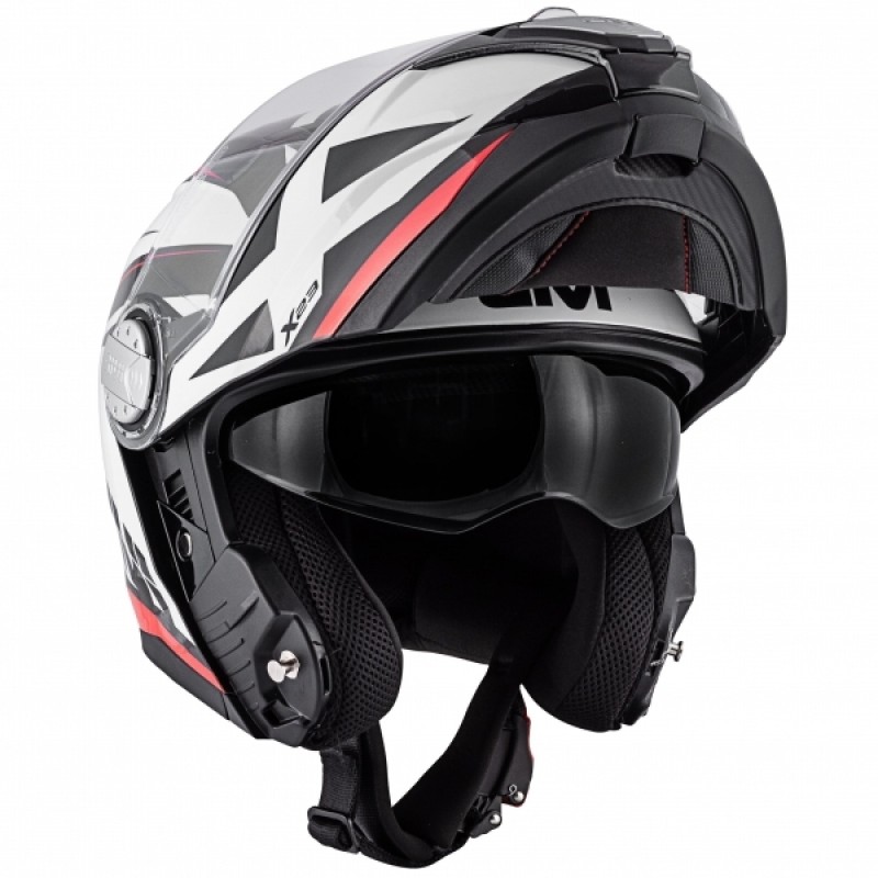 Мотошлем Givi X.23 Sydney Pointed White/Black/Red купити від 9 000